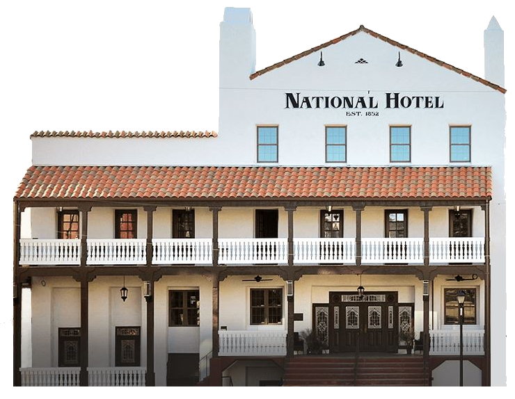 national hotel jackson facade daytime